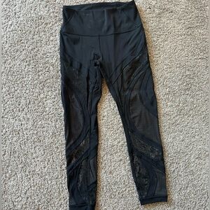 Lululemon mesh/lace leggings